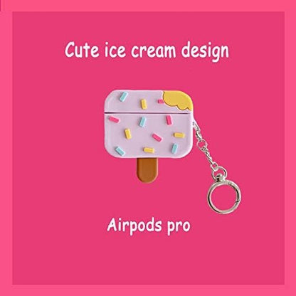 Strawberry Ice Cream Cartoon AirPods Pro Case