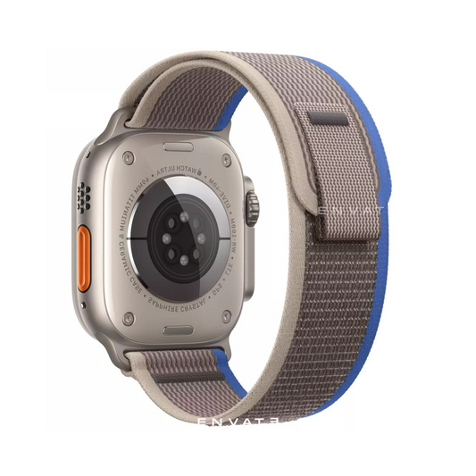 Blue Beige Trail Loop Strap For Apple Watch