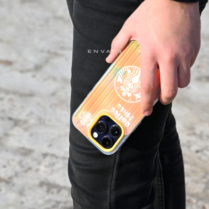 Coffee Make Reflective Print Case For Iphone