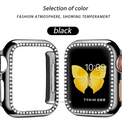 Black Diamond Bumper Glass for Apple Watch