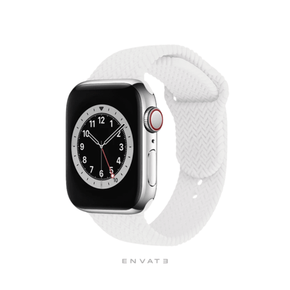 Black Braided Style Sports Strap For Apple Watch