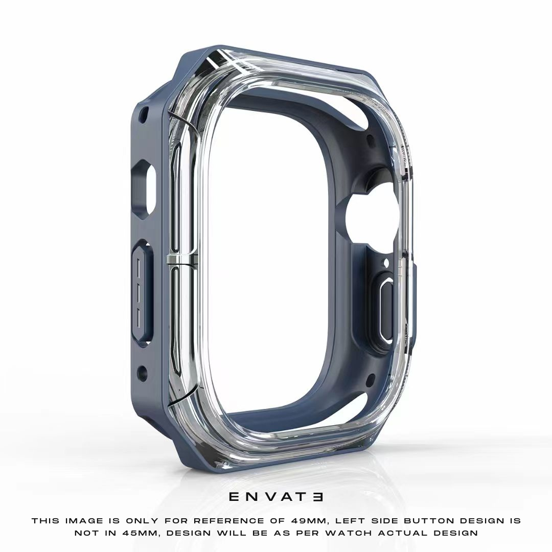 Dichromatic Black Bumper For Apple Watch