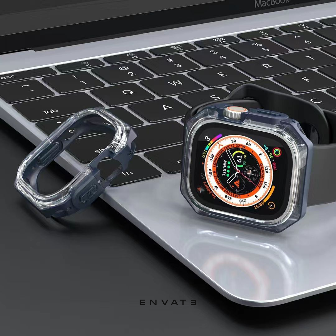 Dichromatic Clear Bumper For Apple Watch