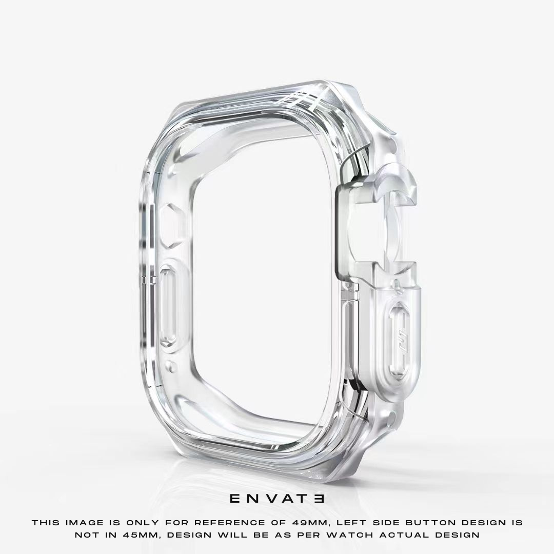 Dichromatic Clear Bumper For Apple Watch