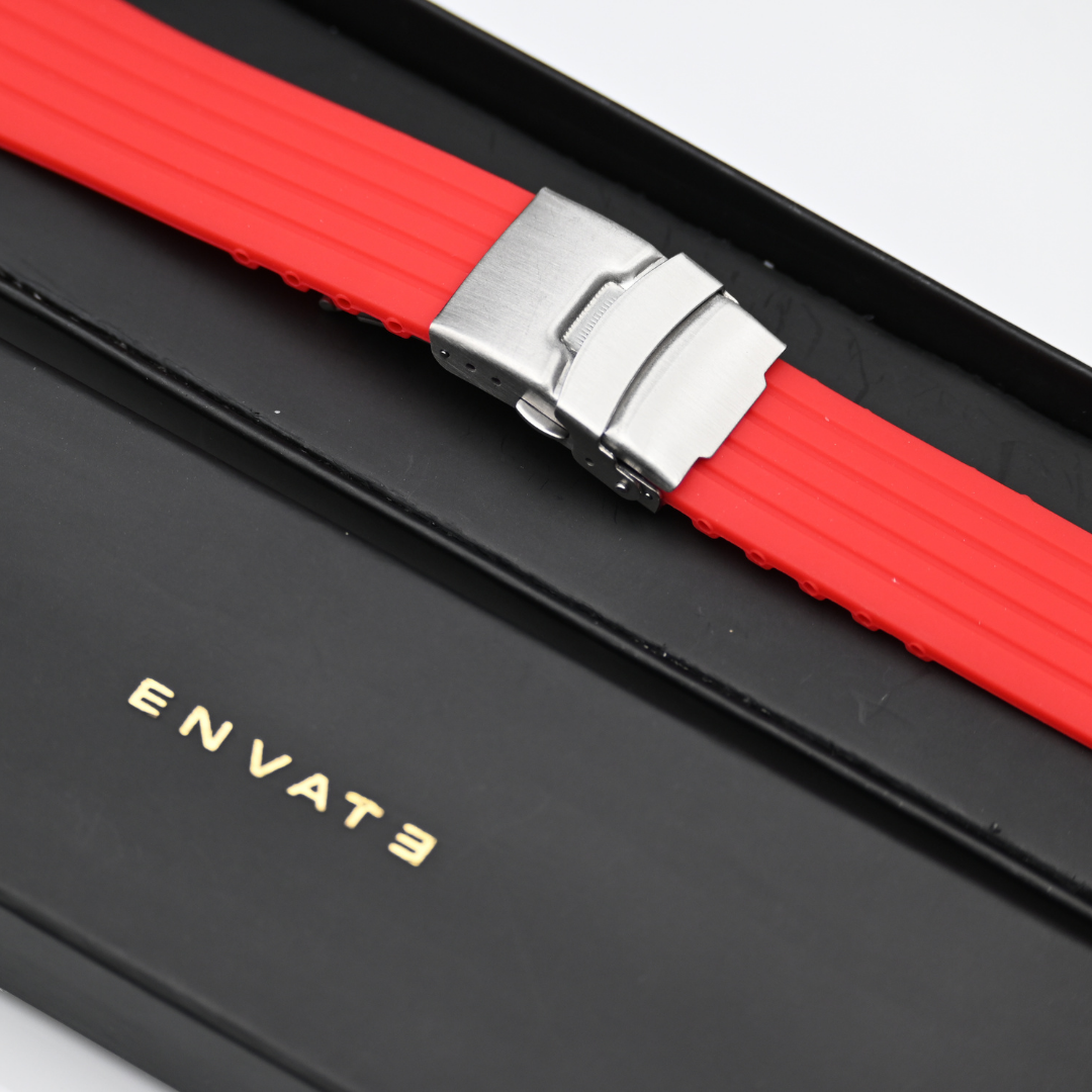 Red Sports Formal Watch Straps For Apple Watch