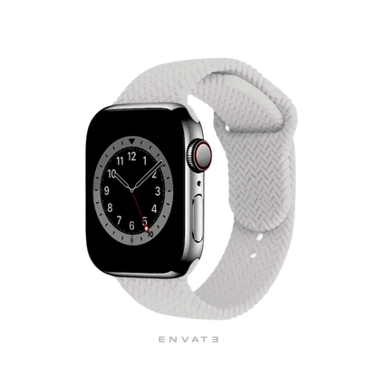 Black Braided Style Sports Strap For Apple Watch