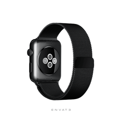 Silver Milanese Loop Strap For Apple Watch