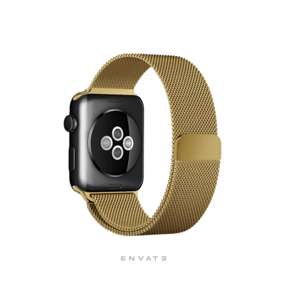 Silver Milanese Loop Strap For Apple Watch