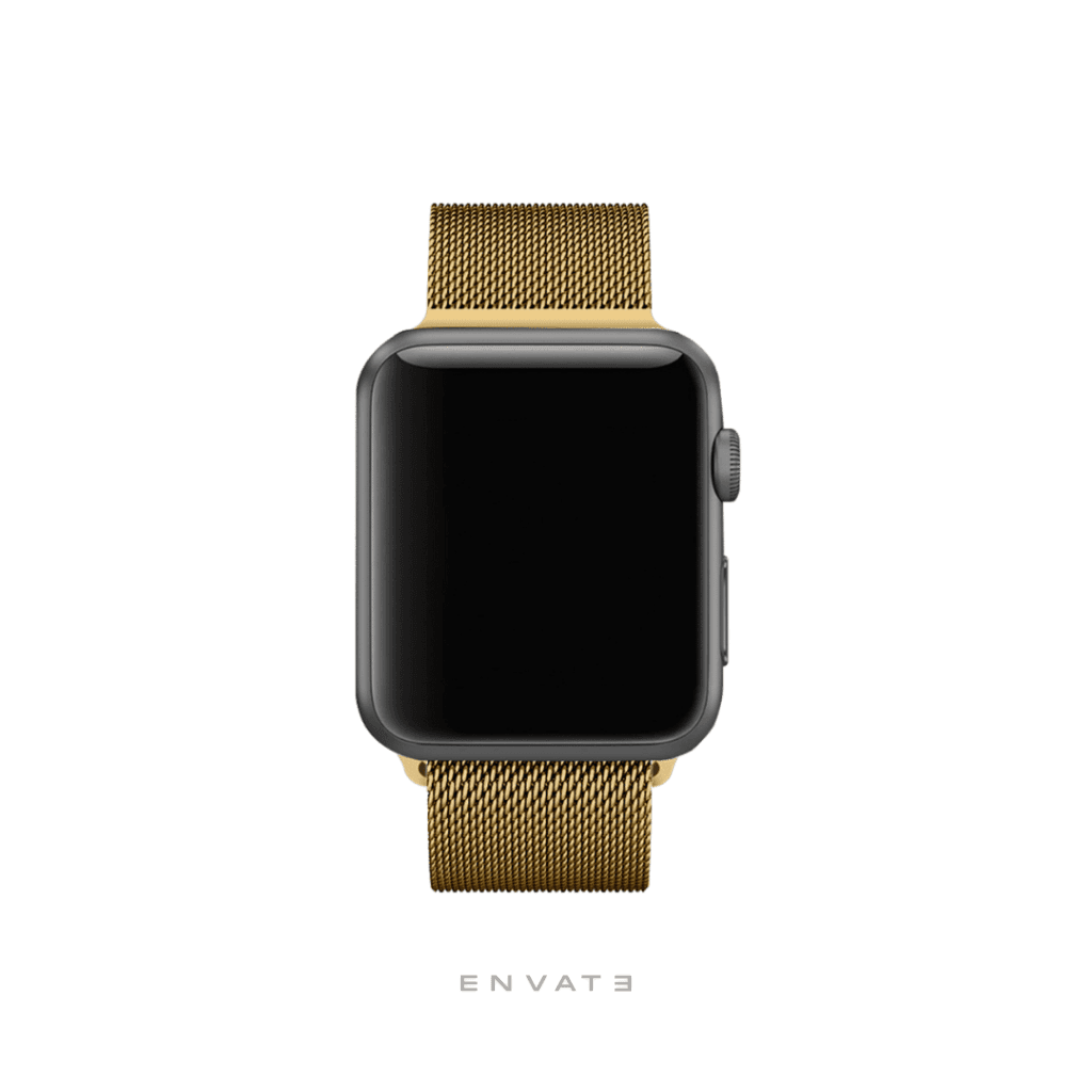 Gold Milanese Loop Strap For Apple Watch