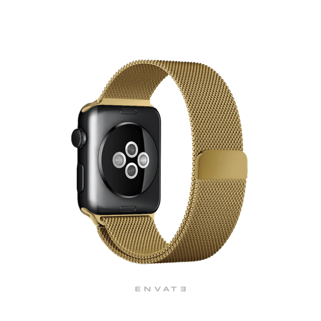 Pink Milanese Loop Strap For Apple Watch