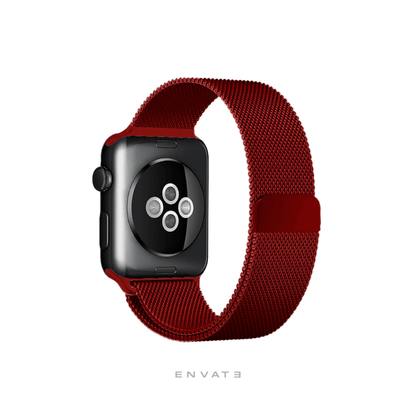 Pink Milanese Loop Strap For Apple Watch