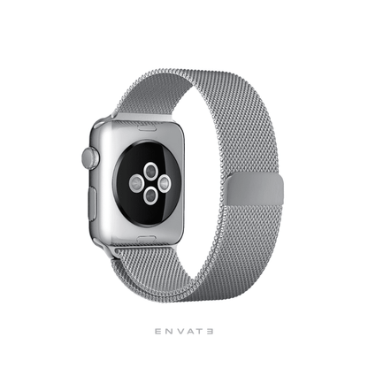 Pink Milanese Loop Strap For Apple Watch