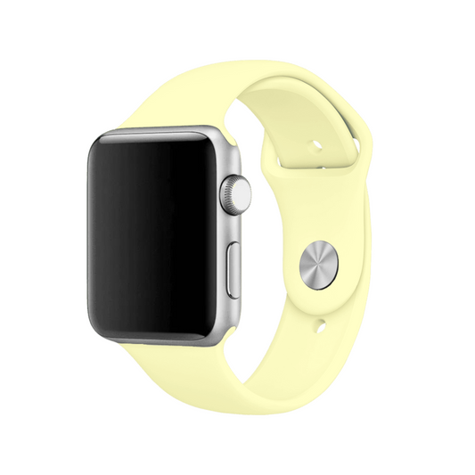 Banana Yellow Sports Band Strap For Apple Watch