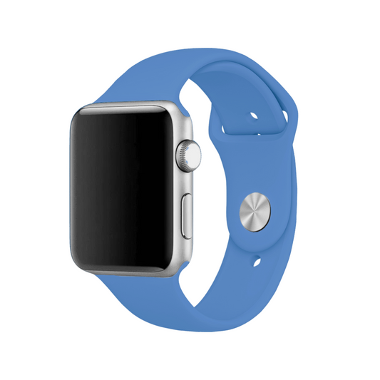 Yale Blue Sports Band Strap For Apple Watch