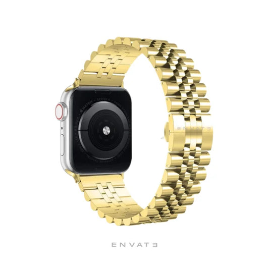 Gold Modern Classic Metal Strap For Apple Watch