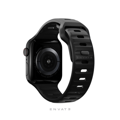 Black Gymr Lock Strap For Apple Watch