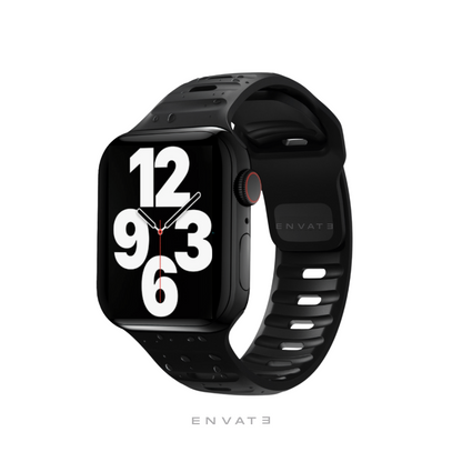 Black Gymr Lock Strap For Apple Watch