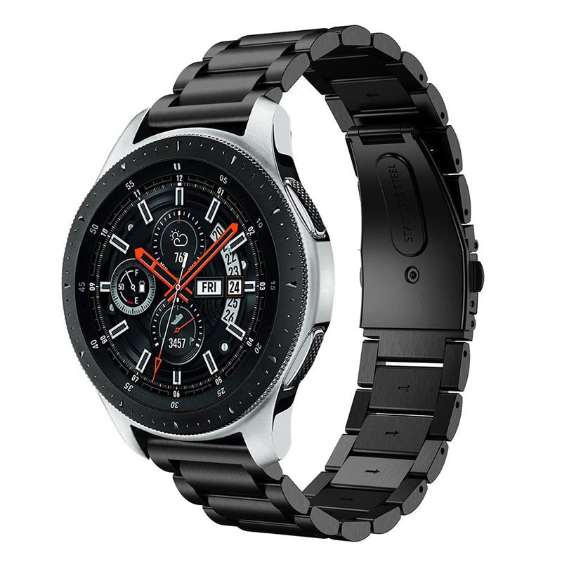 Black Classic Metal Strap For Android Watch