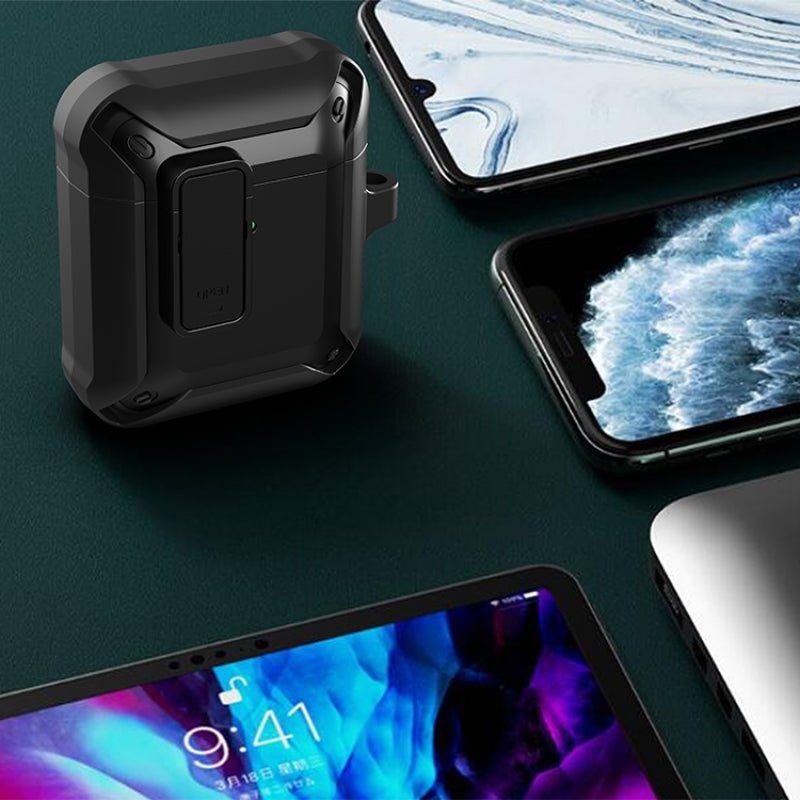 Black Armour Anti-Shock AirPods 1&2 Case