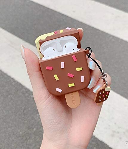 Brown Chocobar Ice Cream Cartoon AirPods Pro 2 Case