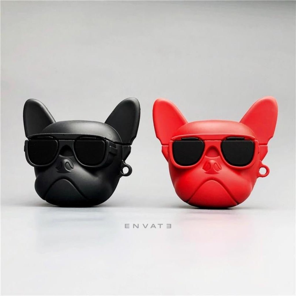 Black Music French Bull Dog AirPods 3 Case