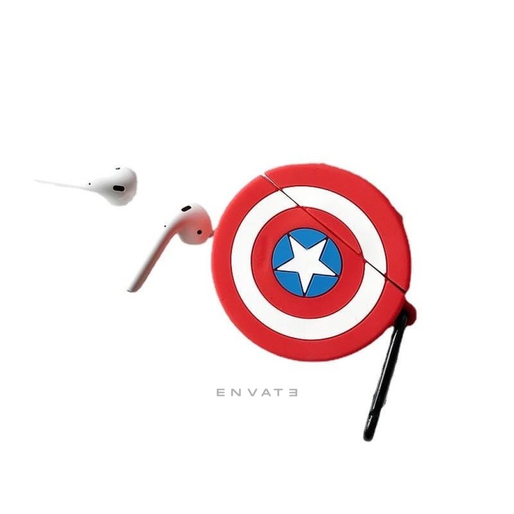 Captain America Shield Shaped AirPods Pro Case