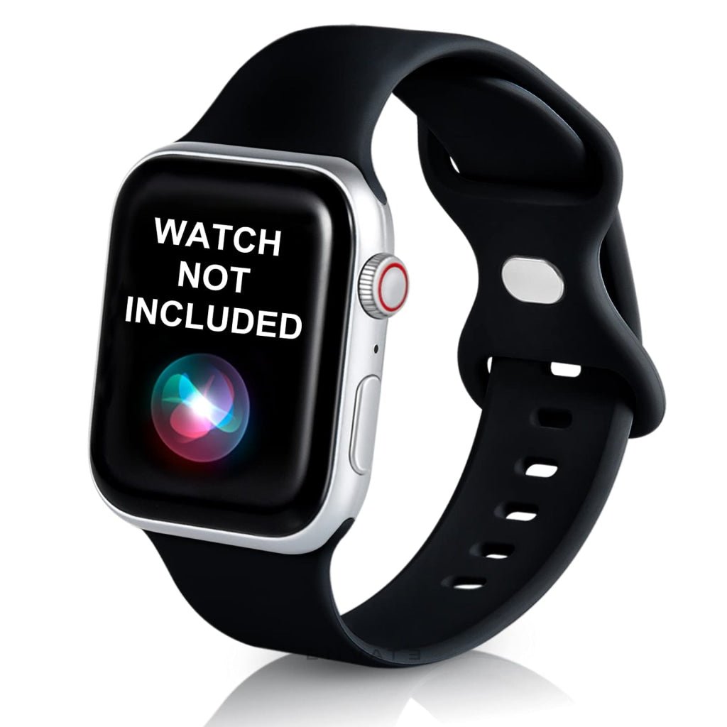 Black Double Lock Sports Strap For Apple Watch