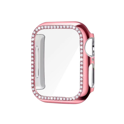 Gold Diamond Bumper Glass for Apple Watch