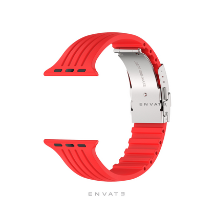 Red Sports Formal Watch Straps For Apple Watch