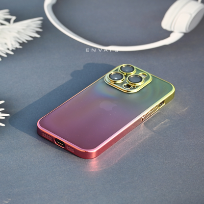 Reflective Shade Transparent Case For Iphone