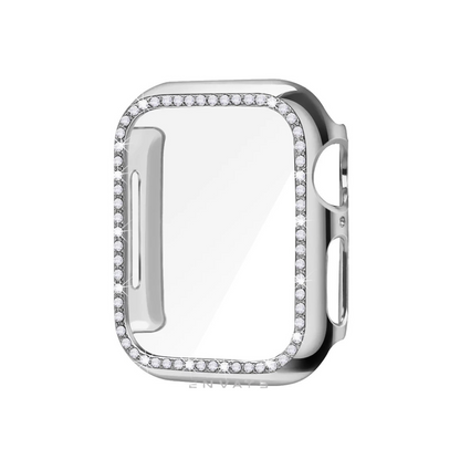 Rose Gold Diamond Bumper Glass for Apple Watch