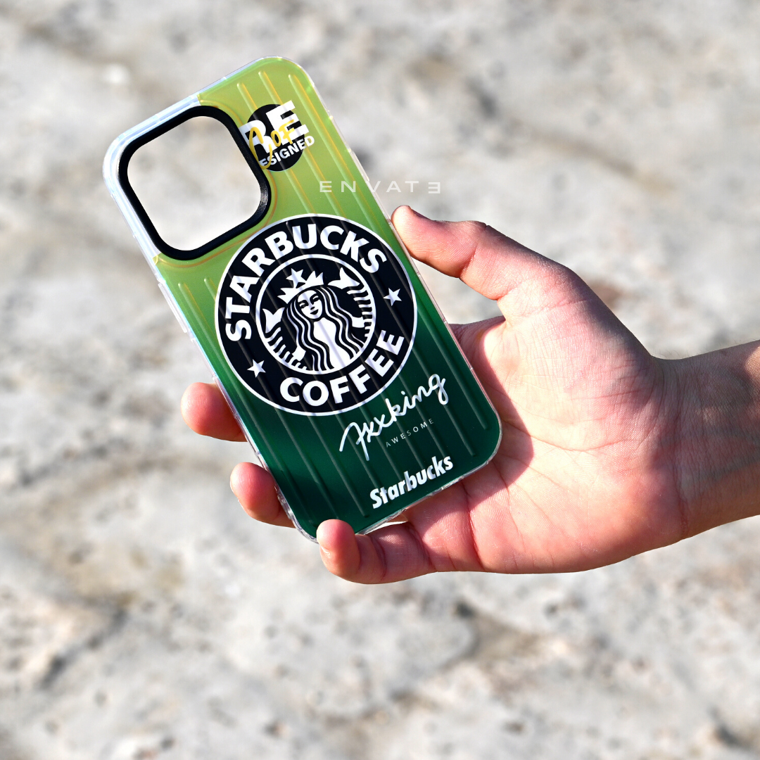 Star Buck Coffee King Print Case For Iphone