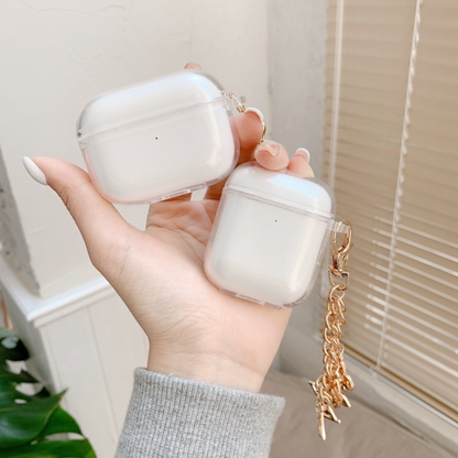 Transparent AirPods 1&2 Cartoon Case