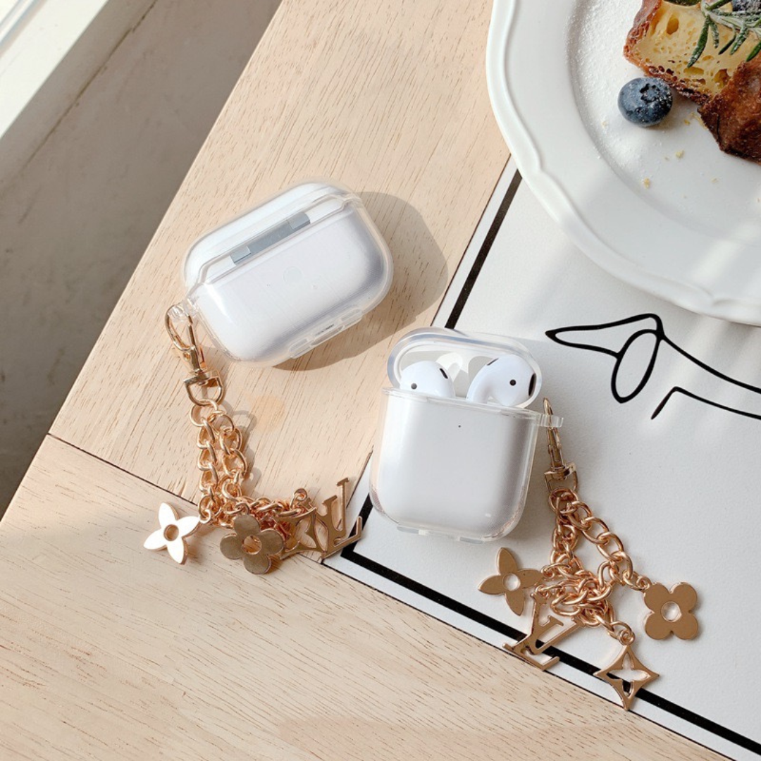 Transparent AirPods 1&2 Cartoon Case