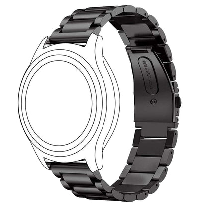 Black Classic Metal Strap For Android Watch