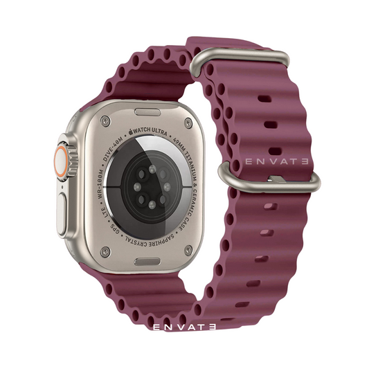 Wine Ocean Band Strap For Apple Watch