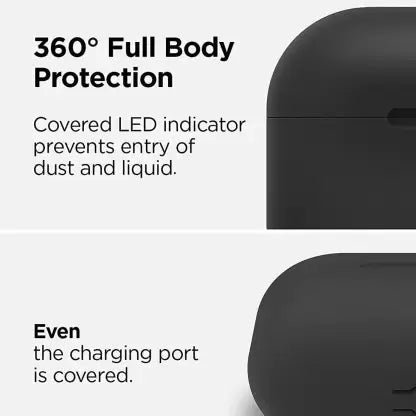 Black Anti- Slip Silicone AirPods Pro Case