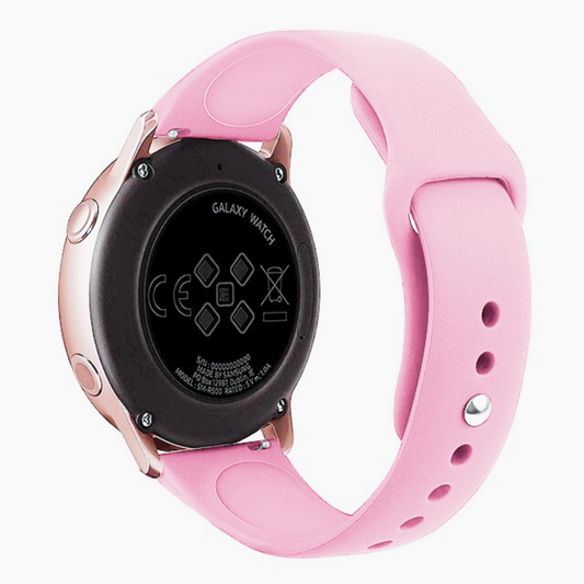 Baby Pink Sports Band For Android Watch 20MM & 22MM