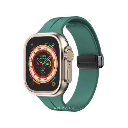 Green Savvy Sports Magnet Band For Apple Watch