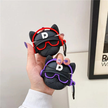 Red Music French Bull Dog AirPods 3 Case