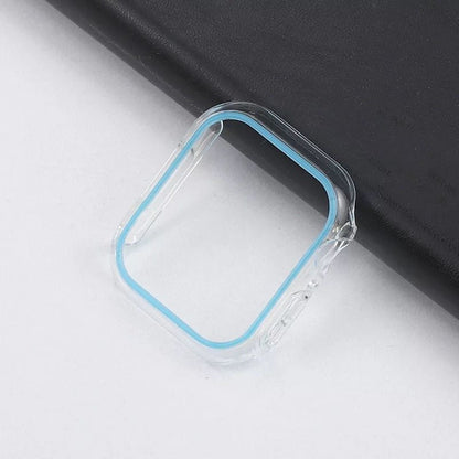 Sky Blue Neon Bumper Glass For Apple Watch