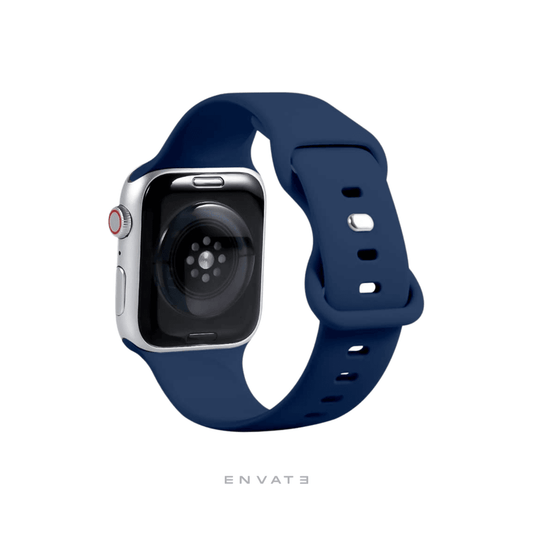 Blue Double Lock Sports Strap For Apple Watch