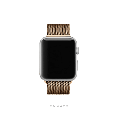 Bronze Milanese Loop Strap For Apple Watch