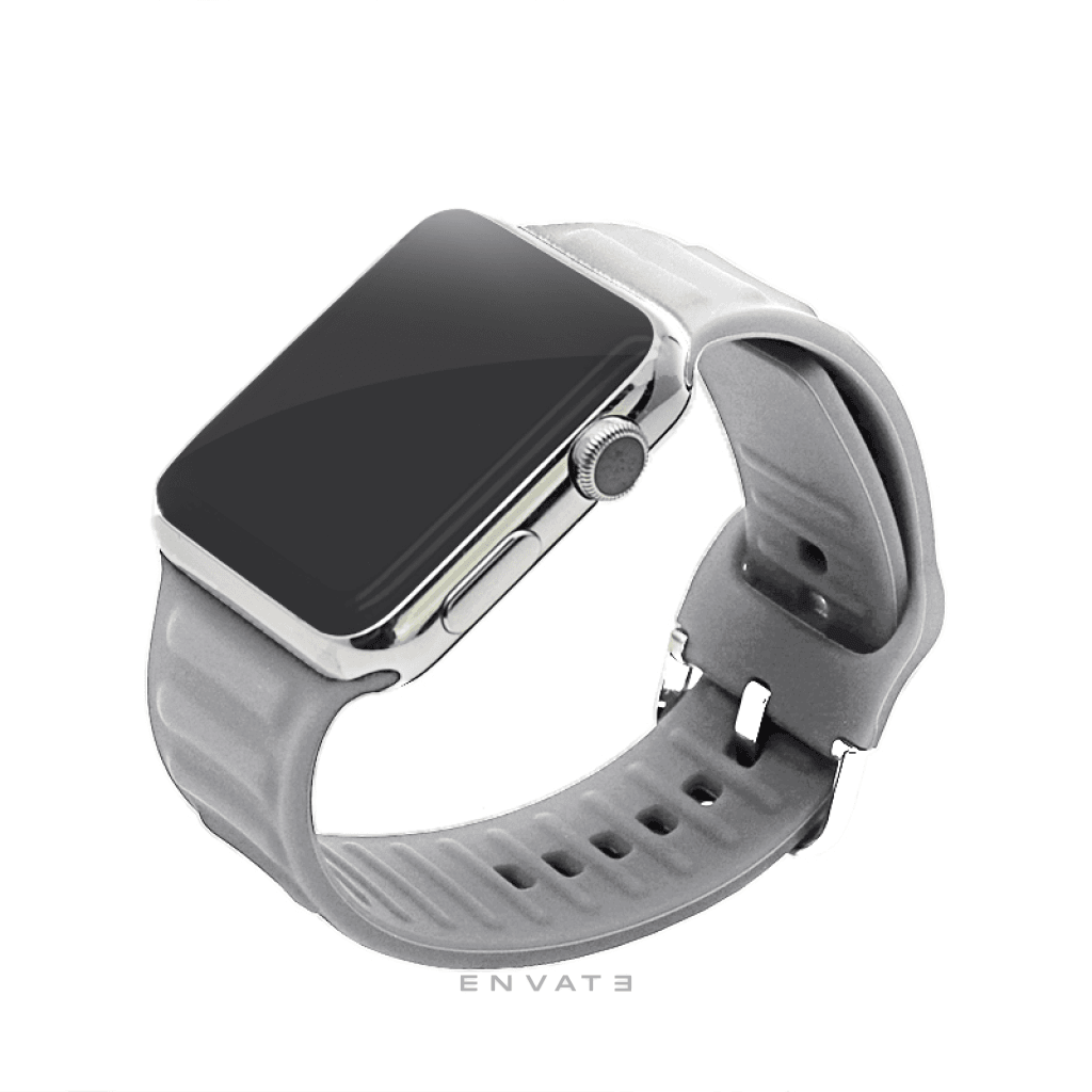 Red Sports Buckle Link Strap For Apple Watch