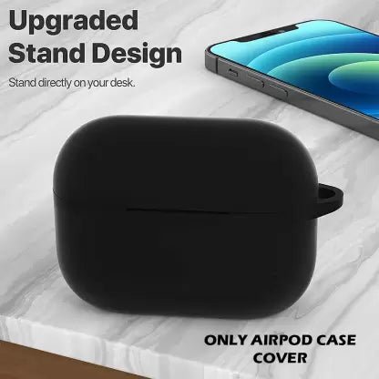 Black Anti- Slip Silicone AirPods Pro Case